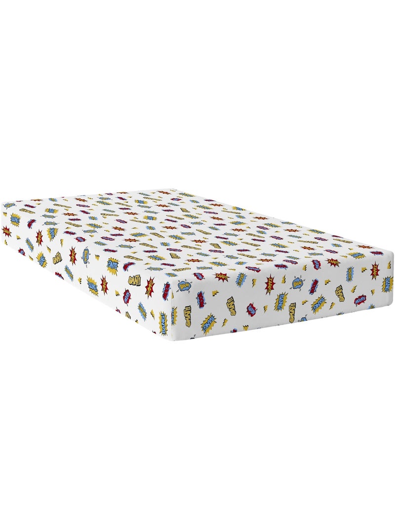 Drap-housse Bat "Happyfriday" Multicolore - Kiabi