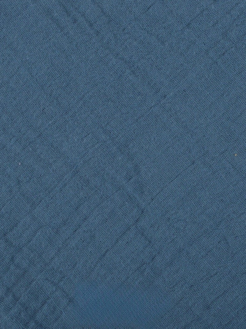Drap Housse bébé Gaze de coton Alia PROMO LINGE Bleu - Kiabi