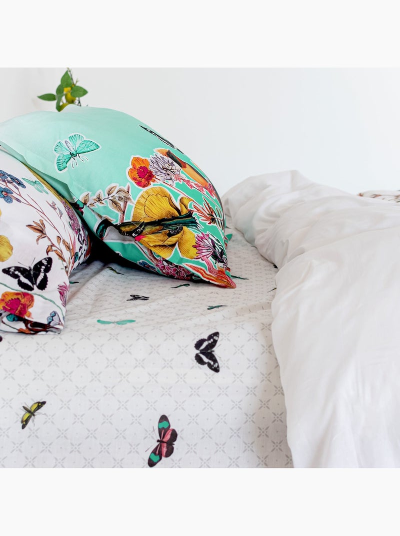 Drap-housse Birds of paradise "Happyfriday" Multicolore - Kiabi