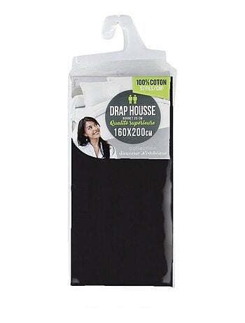 Drap housse Coton LINA Douceur d'Intérieur