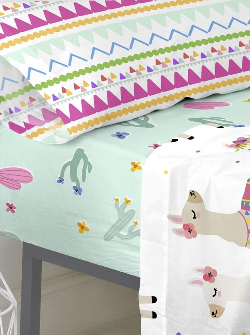 Drap-housse Cute llamas "Happyfriday" - Kiabi Drap-housse Cute llamas "Happyfriday" - Kiabi