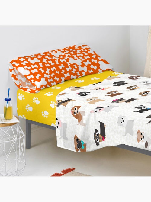 Drap-housse Dogs "Happyfriday" - Kiabi Drap-housse Dogs "Happyfriday" - Kiabi