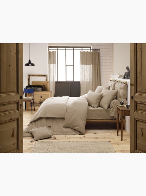 Drap-housse – double gaze de coton 125 g/m² – bonnet 30 cm - gaïa - Kiabi Drap-housse – double gaze de coton 125 g/m² – bonnet 30 cm - gaïa - Kiabi