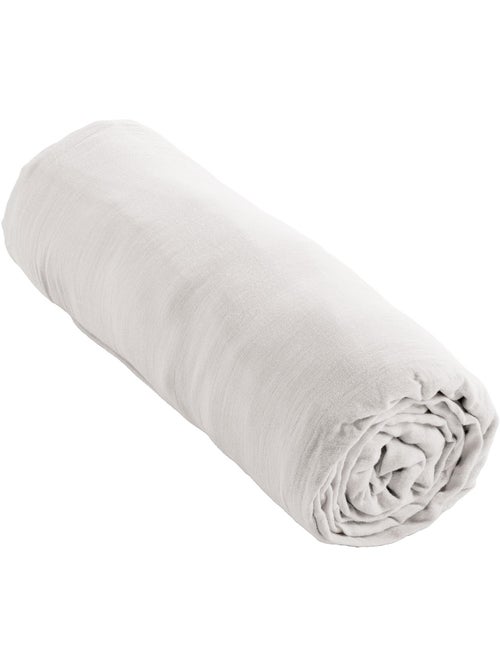 Drap-housse – double gaze de coton 125 g/m² – bonnet 30 cm - gaïa - Kiabi