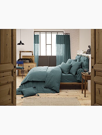 Drap-housse – double gaze de coton 125 g/m² – bonnet 30 cm - gaïa