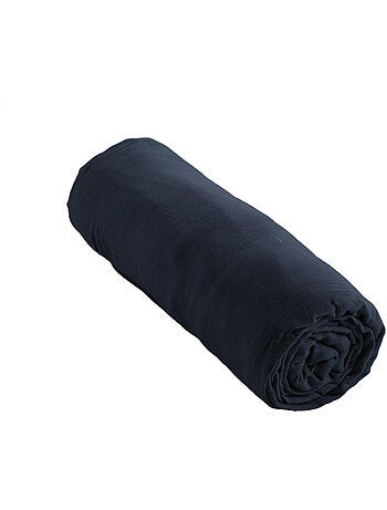 Drap-housse – double gaze de coton 125 g/m² – bonnet 30 cm - gaïa