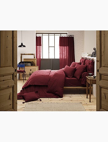 Drap-housse – double gaze de coton 125 g/m² – bonnet 30 cm - gaïa