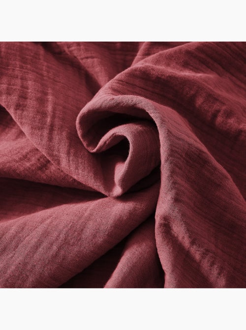 Drap-housse – double gaze de coton 125 g/m² – bonnet 30 cm - gaïa - Kiabi Drap-housse – double gaze de coton 125 g/m² – bonnet 30 cm - gaïa - Kiabi