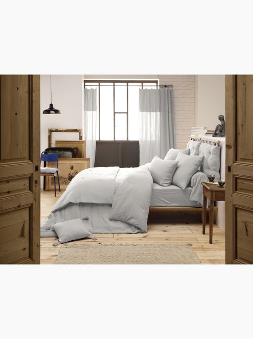 Drap-housse – double gaze de coton 125 g/m² – bonnet 30 cm - gaïa - Kiabi Drap-housse – double gaze de coton 125 g/m² – bonnet 30 cm - gaïa - Kiabi