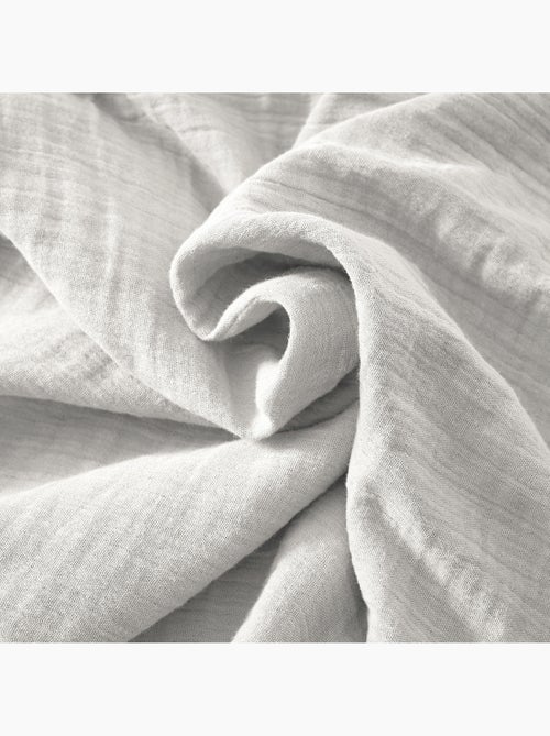 Drap-housse – double gaze de coton 125 g/m² – bonnet 30 cm - gaïa - Kiabi