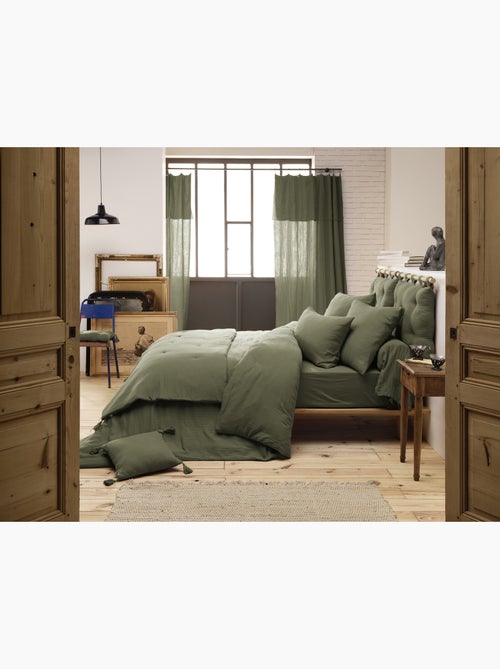 Drap-housse – double gaze de coton 125 g/m² – bonnet 30 cm - gaïa - Kiabi