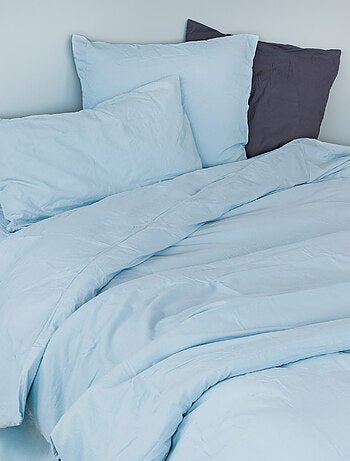 Drap housse en coton Lavé Oekotex