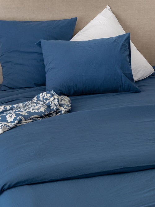 Drap housse en coton Lavé Oekotex - Kiabi Drap housse en coton Lavé Oekotex - Kiabi