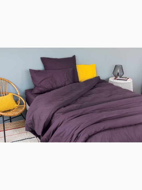 Drap housse en coton Lavé Oekotex - Kiabi Drap housse en coton Lavé Oekotex - Kiabi