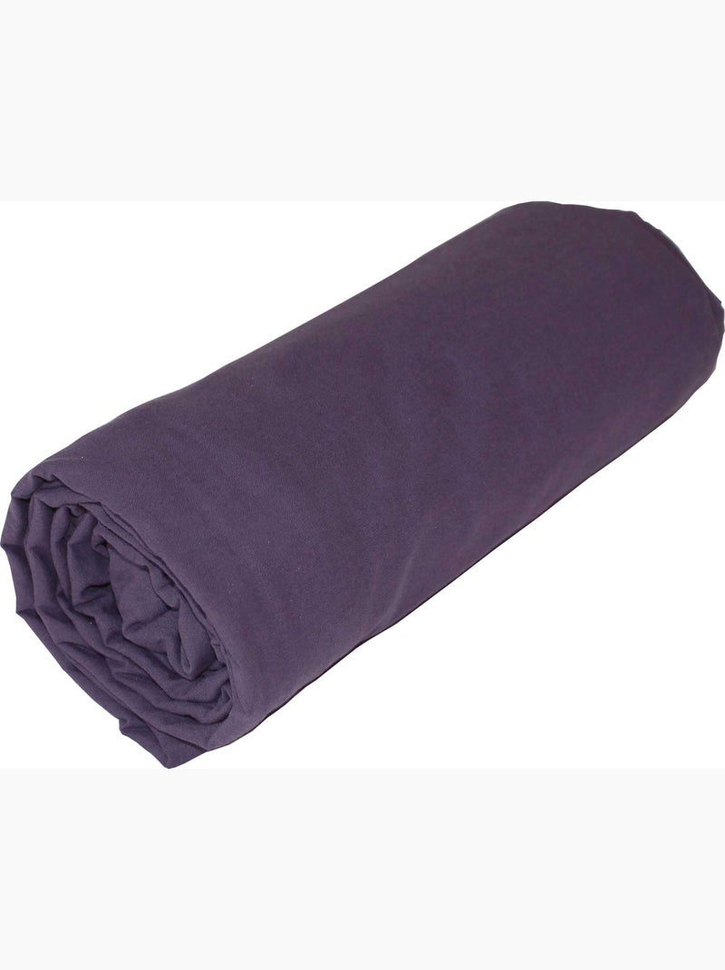 Drap housse en coton Lavé Oekotex Parme - Kiabi