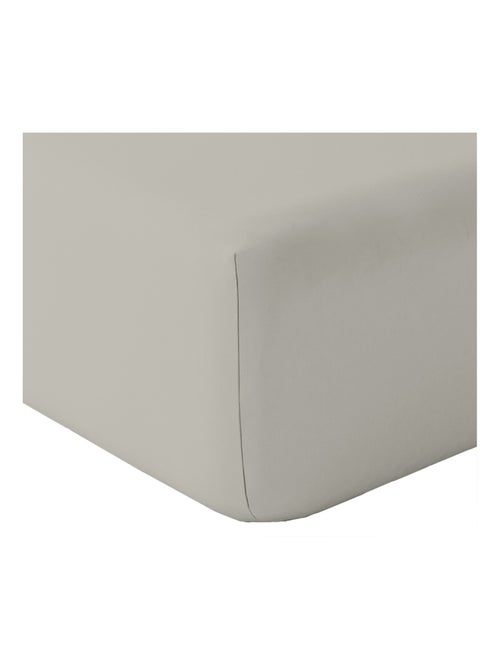 Drap housse en coton Lavé Oekotex - Kiabi