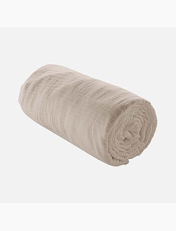 Drap Housse en gaze de coton ANGELIA