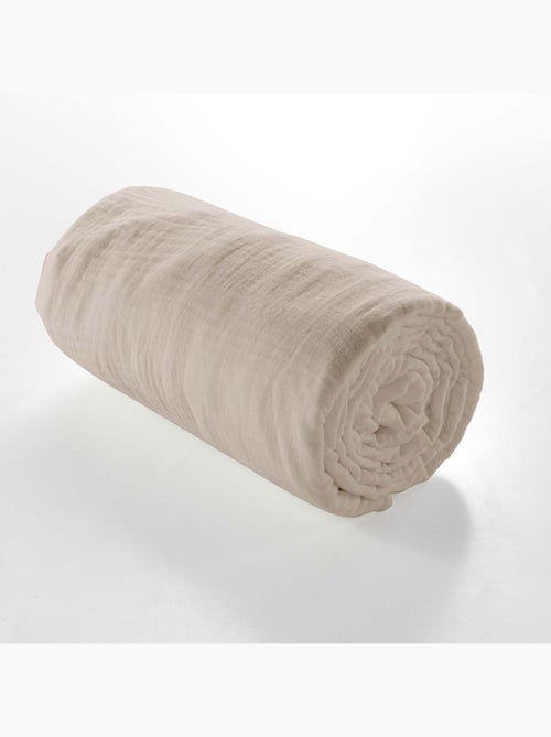 Drap housse en gaze de coton angelia - Kiabi