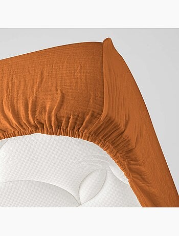 Drap Housse en gaze de coton ANGELIA