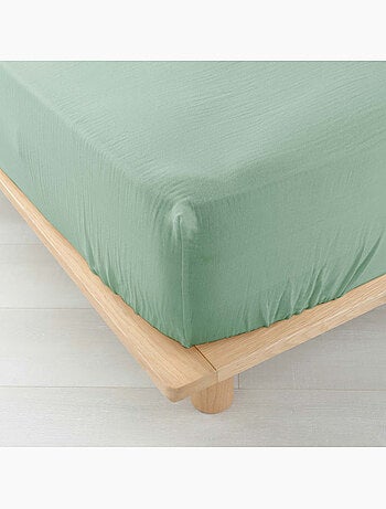 Drap Housse en gaze de coton ANGELIA