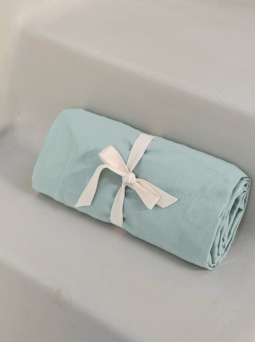 Drap housse enfant bleu 90 x 190 cm - Kiabi Drap housse enfant bleu 90 x 190 cm - Kiabi