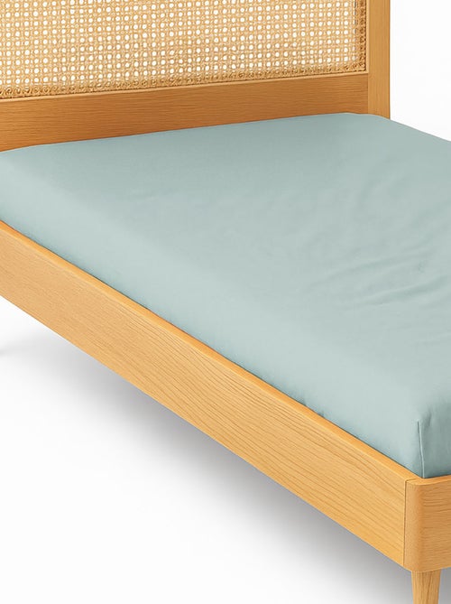 Drap housse enfant bleu 90 x 190 cm - Kiabi Drap housse enfant bleu 90 x 190 cm - Kiabi