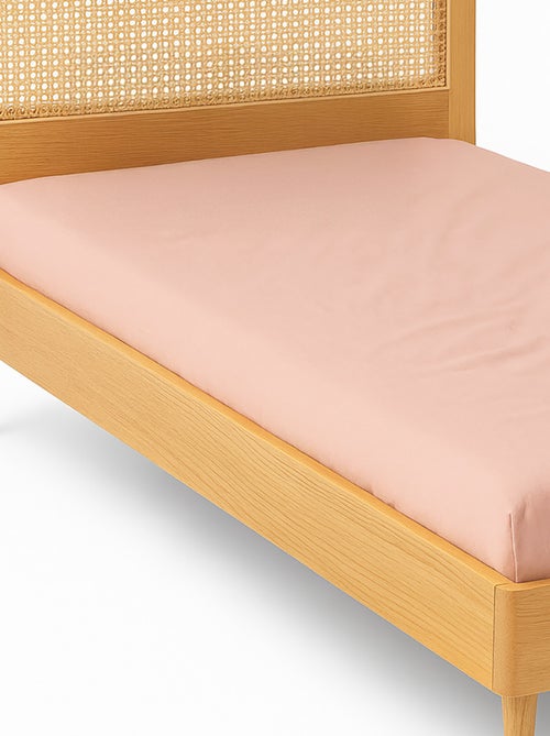 Drap housse enfant bois de rose 90 x 190 cm - Kiabi Drap housse enfant bois de rose 90 x 190 cm - Kiabi