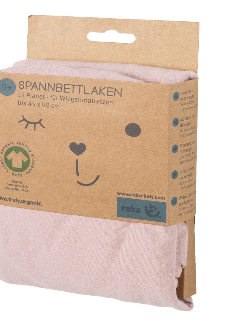 Drap housse extensible pour matelas bébé - ROBA 'lil planet' Rose - Kiabi