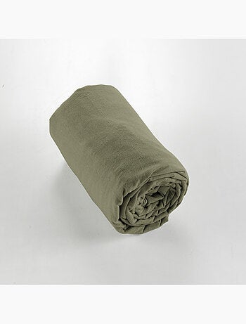 Drap-housse – flanelle chaude et douce – bonnet 30 cm – candice