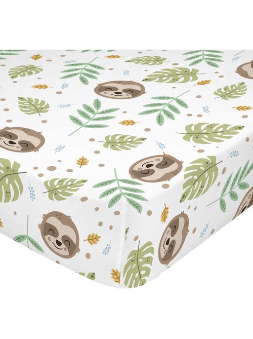 Drap-housse Happy sloth Berceau "Happyfriday" - Kiabi Drap-housse Happy sloth Berceau "Happyfriday" - Kiabi
