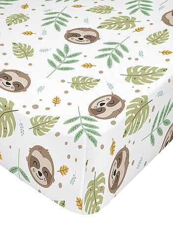 Drap-housse Happy sloth "Happyfriday