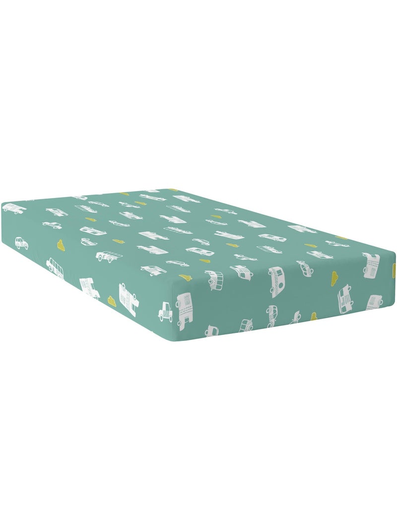 Drap-housse Holidays "Happyfriday" Multicolore - Kiabi