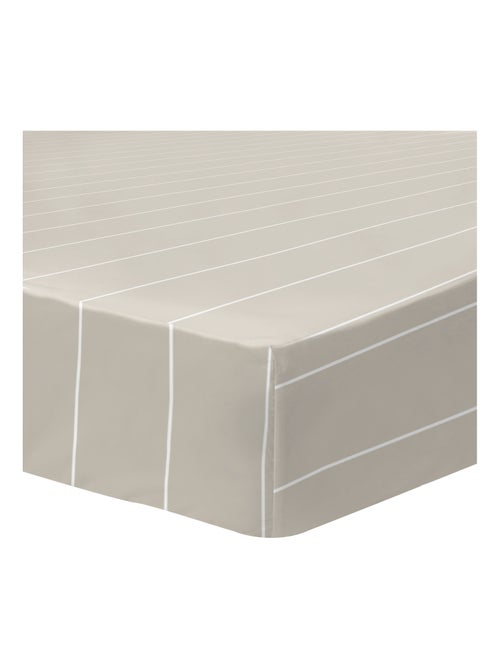 Drap-housse imprimé 100% coton, stripes - Kiabi Drap-housse imprimé 100% coton, stripes - Kiabi