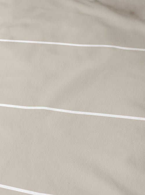 Drap-housse imprimé 100% coton, stripes - Kiabi Drap-housse imprimé 100% coton, stripes - Kiabi