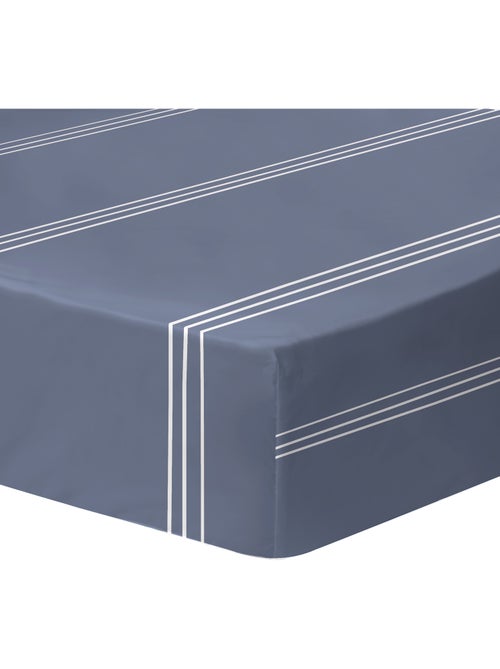 Drap-housse imprimé 100% coton, urban stripes - Kiabi Drap-housse imprimé 100% coton, urban stripes - Kiabi