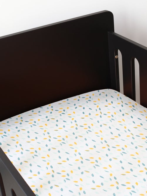 Drap housse lit bébé modèle feuille - Kiabi Drap housse lit bébé modèle feuille - Kiabi