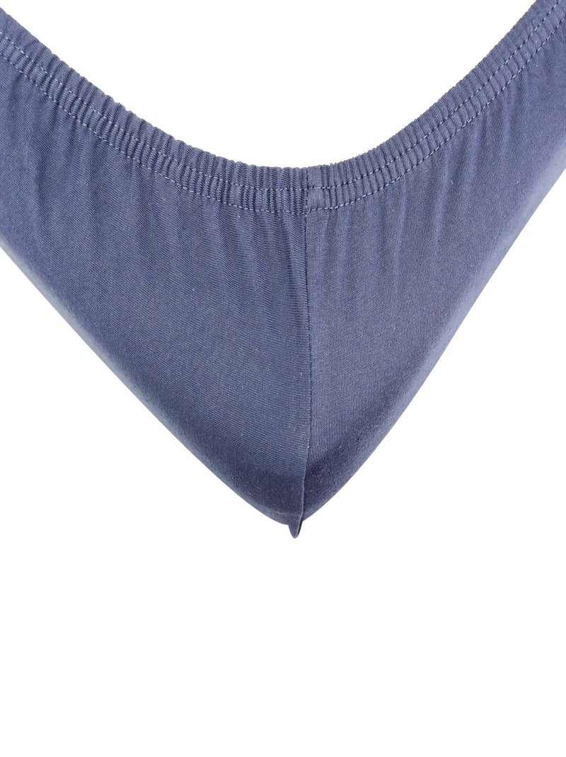 Drap housse oeko-tex® standard 100 Bleu marine - Kiabi