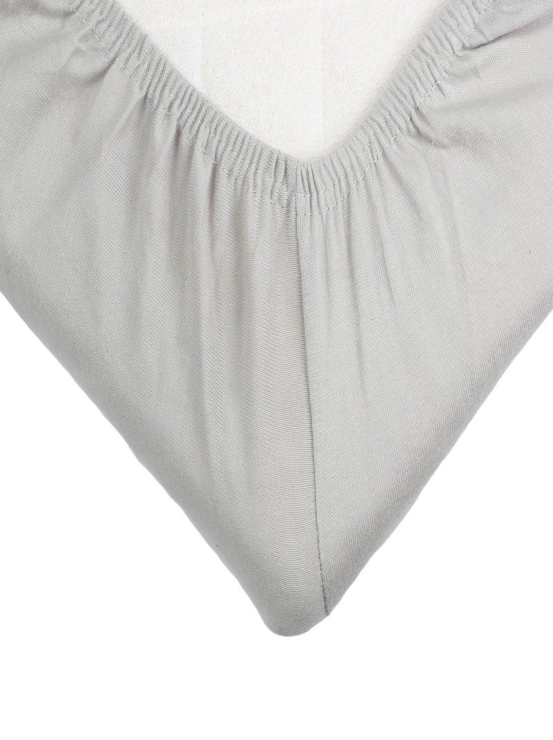 Drap housse oeko-tex® standard 100 Gris - Kiabi