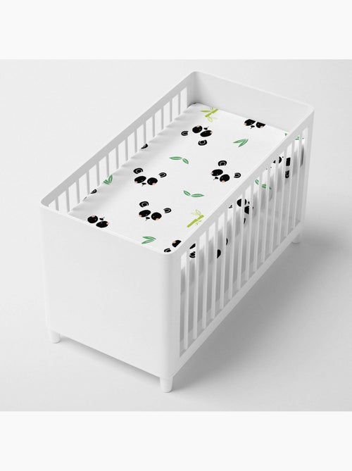 Drap-housse Panda garden Lit Bébé "Happyfriday" - Kiabi Drap-housse Panda garden Lit Bébé "Happyfriday" - Kiabi