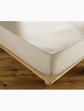 Drap-housse percale de coton 120 fils unie perrine