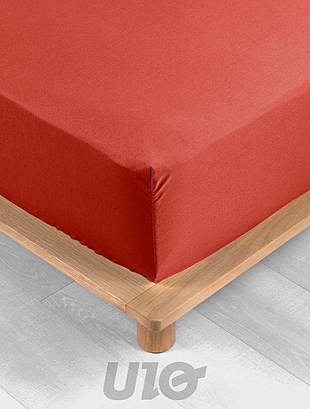Drap housse uni 100% percale de coton origine