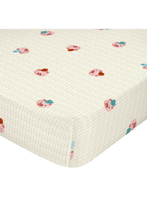 Drap-housse Piggys "Happyfriday" - Kiabi Drap-housse Piggys "Happyfriday" - Kiabi