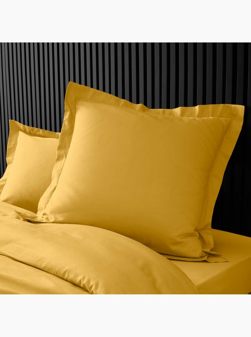 Drap housse qualité hôtel + 2 taies en percale 78 fils - Kiabi