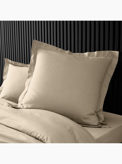 Drap housse qualité hôtel + 2 taies en percale 78 fils - Kiabi