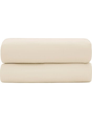 Drap-housse – satin de coton 120 fils/cm² – bonnet 30 cm