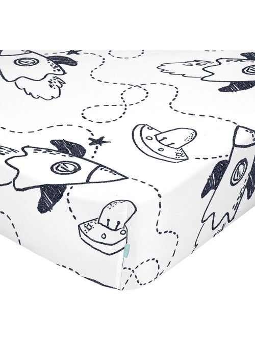 Drap-housse Starspace "Happyfriday" - Kiabi Drap-housse Starspace "Happyfriday" - Kiabi