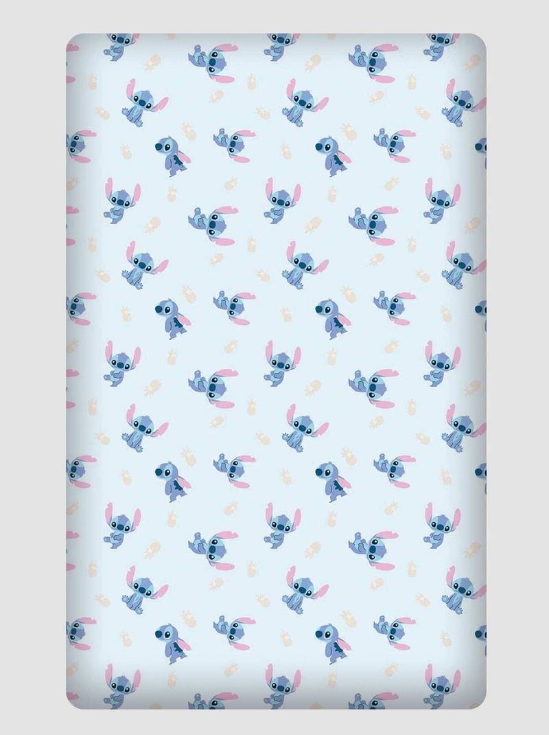 Drap housse 'Stitch' Bleu - Kiabi