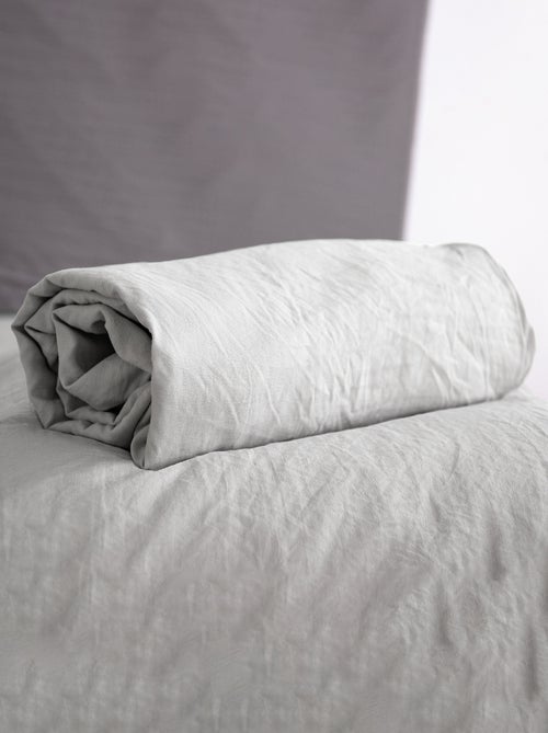 Drap housse uni - 1 ou 2 personnes / 90x190 / 140x190 / 160x200 - Kiabi Drap housse uni - 1 ou 2 personnes / 90x190 / 140x190 / 160x200 - Kiabi