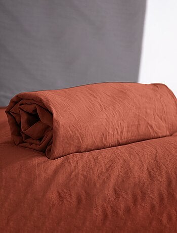 Drap housse uni - 1 ou 2 personnes / 90x190 / 140x190 / 160x200