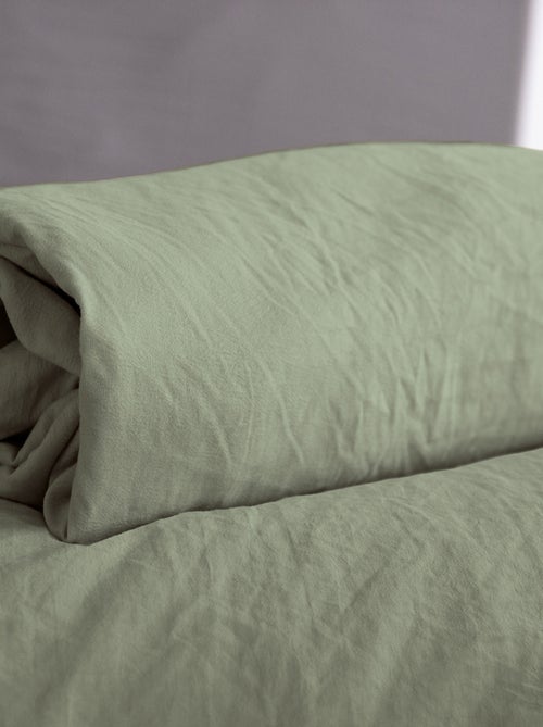 Drap housse uni - 1 ou 2 personnes / 90x190 / 140x190 / 160x200 - Kiabi